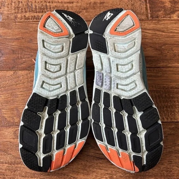 Altra Rivera Running Shoes Foot Shape Zero Drop Light Blue Womens Size 6.5 - Picture 11 of 12
